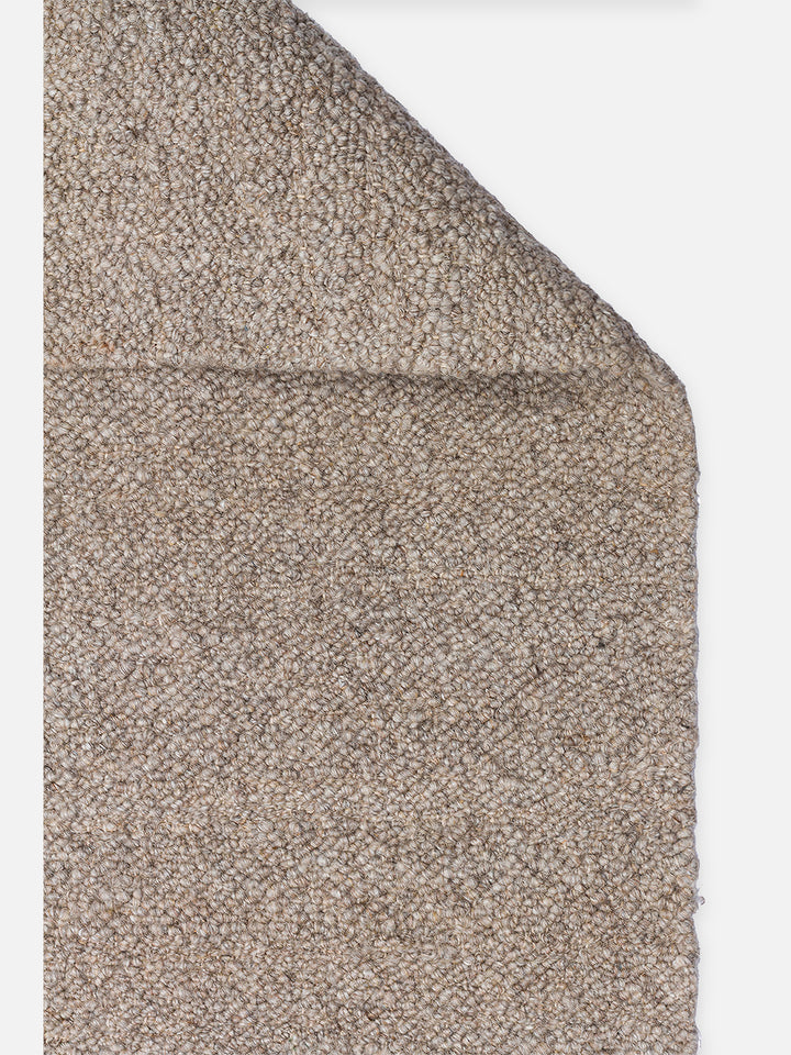 Agra Serisi Yün Polyester ve Pamuk Karışımı El Dokuma Halı DARK STONE - Carpetdocia