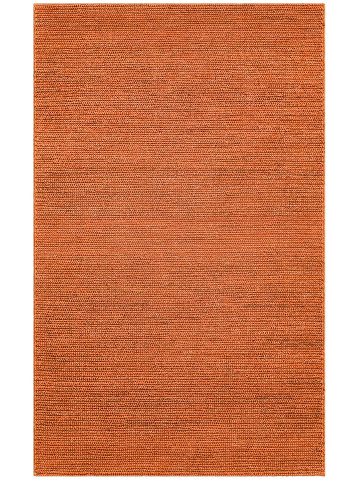 Baccarat Neo Jüt %100 Naturel Oturma Odası Koridor Mutfak Balkon El Dokuma Hasır Halı BCN RUST - Carpetdocia - kusbakisi