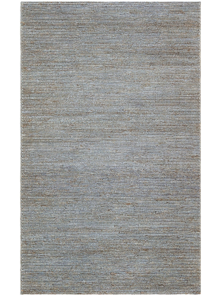 Baccarat Neo Jüt %100 Naturel Oturma Odası Koridor Mutfak Balkon El Dokuma Hasır Halı BCNSLATEBLUSB3 - Carpetdocia - kusbakisi