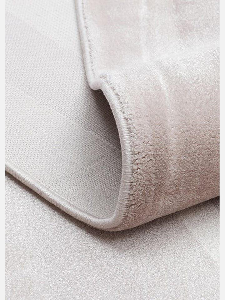 Monza Art Geometrik Desenli Yüksek Kalite Sık Dokuma Parlak Modern Salon Halısı 05 CREAM GREY - Carpetdocia