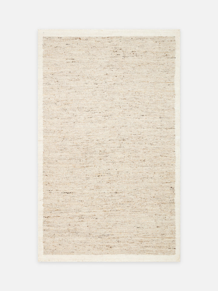 Urumchi %100 Naturel Yün Jüt Karışımı Oturma Odası Salon Koridor Mutfak El Dokuma Halı 01 GREY CREAM - Carpetdocia - kusbakisi