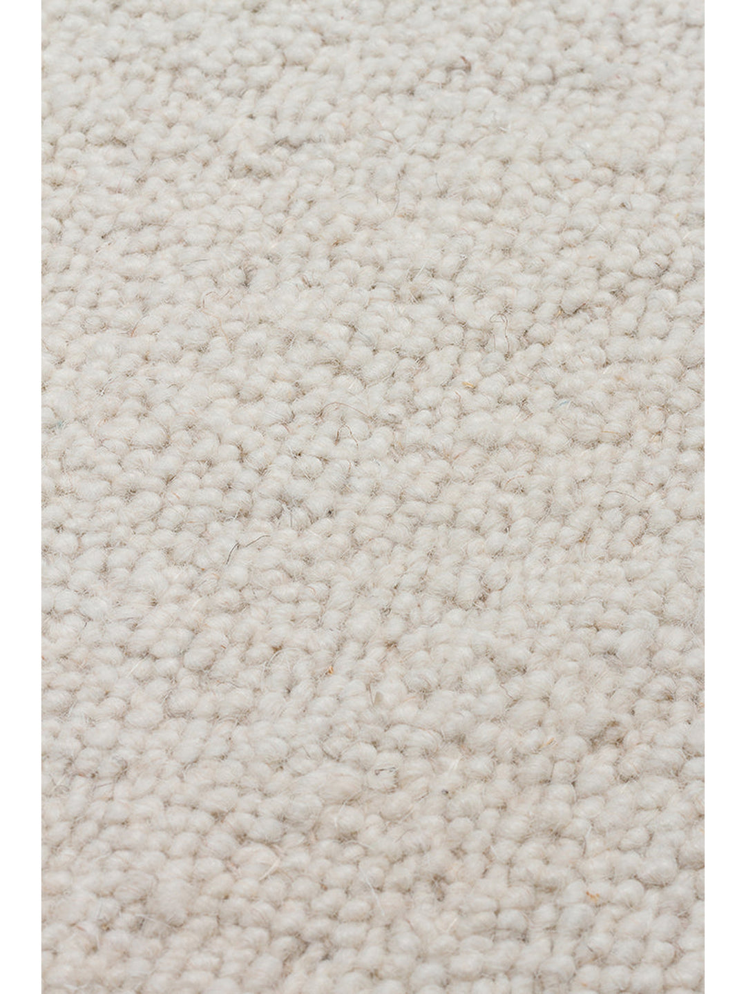 Agra Serie handgeknüpfter Teppich aus Wolle, Polyester und Baumwollmischung ELfenbein