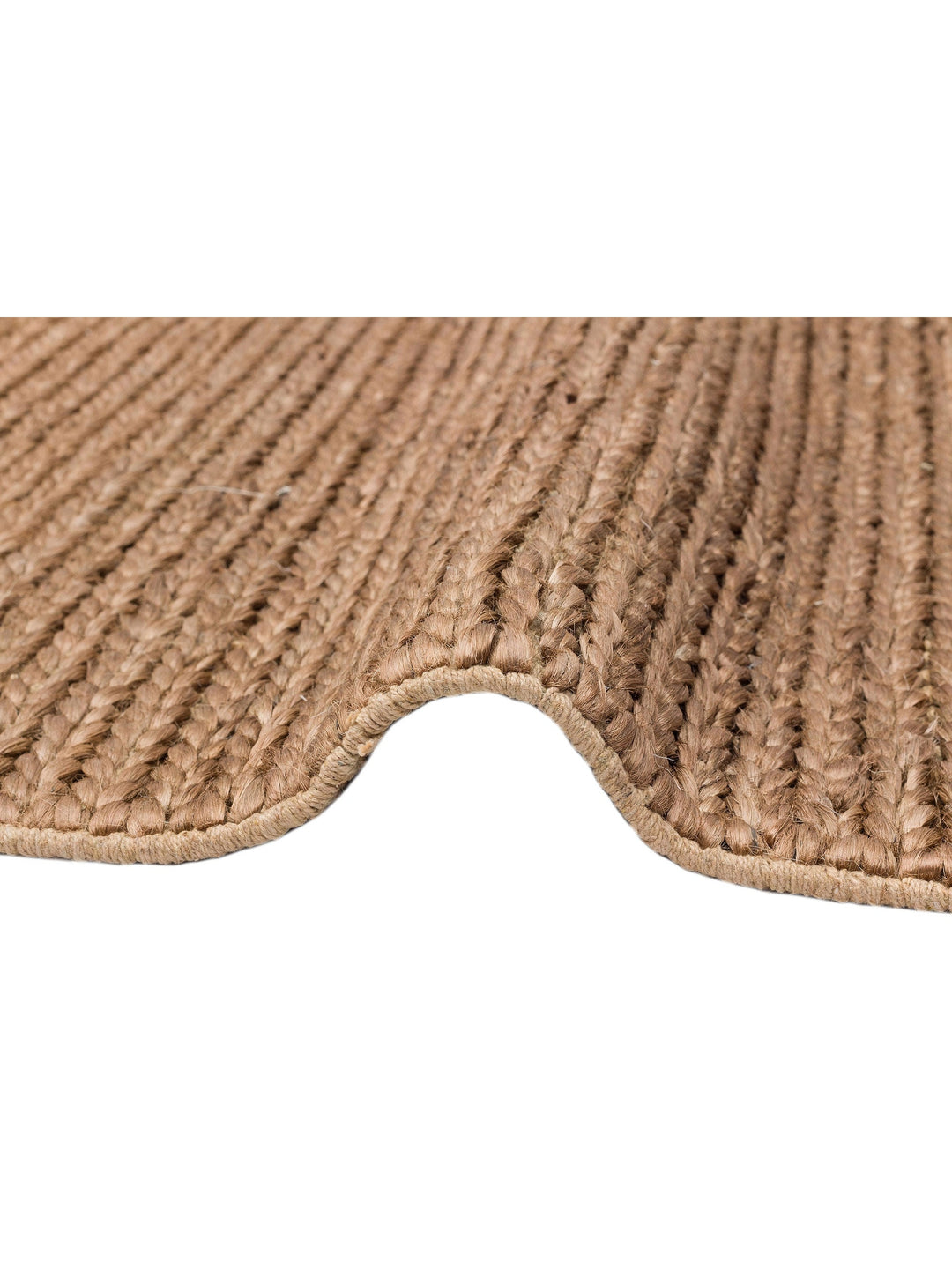 Baccarat Jüt %100 Naturel Oturma Odası Koridor Antre Mutfak Balkon El Dokuma Hasır Halı BAC BROWN-4 - Carpetdocia