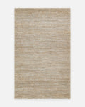 Baccarat Neo Jute 100% natürlich Wohnzimmer, Flur, Küche, Balkon Handgeknüpfter Strohteppich BCN D.NATURAL