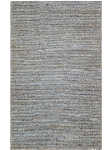 Baccarat Neo Jüt %100 Naturel Oturma Odası Koridor Mutfak Balkon El Dokuma Hasır Halı BCNSLATEBLUSB3 - Carpetdocia