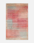 Burj Series 100% Natural Handmade TENCEL™ Black Loom Carpet 03 MULTY