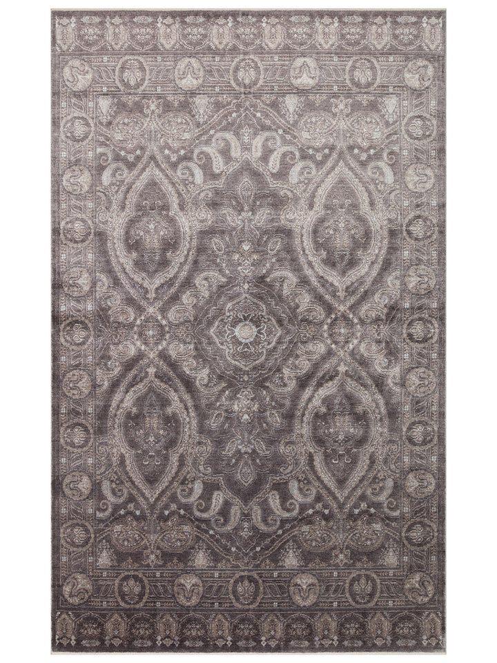 Çırağan %100 Naturel Özel Işıltılı El Emeği ile Özel Tezgahlarda Üretilen TENCEL™ Uşak Halısı 03 SMG - Carpetdocia