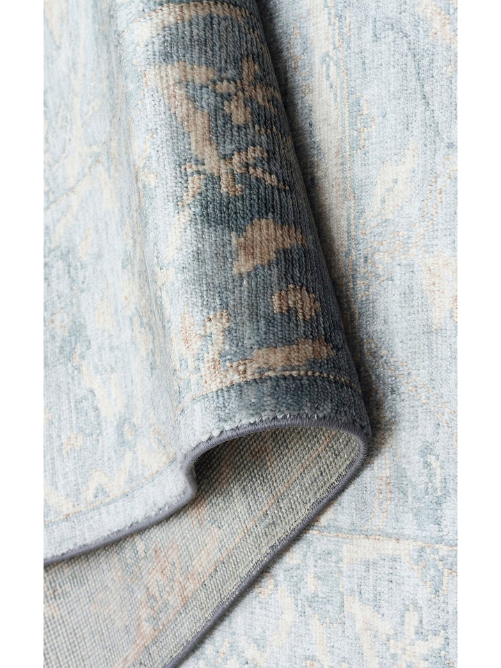 Çırağan %100 Naturel Özel Işıltılı El Emeği ile Özel Tezgahlarda Üretilen TENCEL™ Uşak Halısı 07SVZ - Carpetdocia