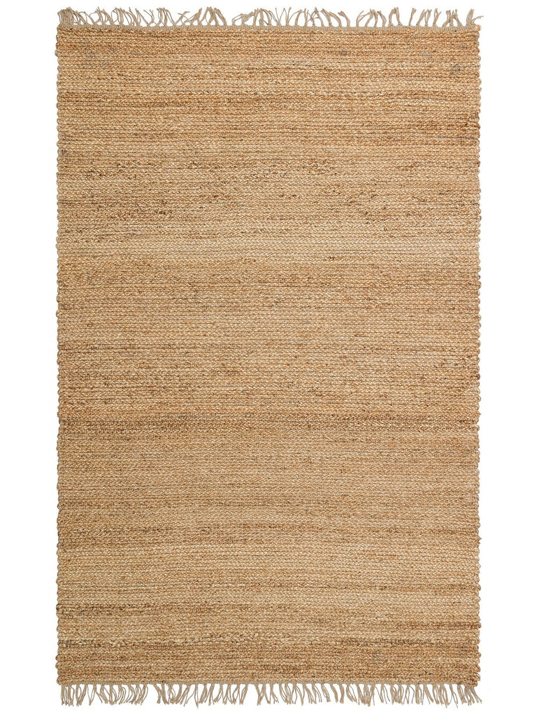 Crown Jüt %100 Naturale Tappeto Intrecciato a Mano Soggiorno Corridoio Ingresso Cucina Balcone Stuoia 02 NATURAL XW