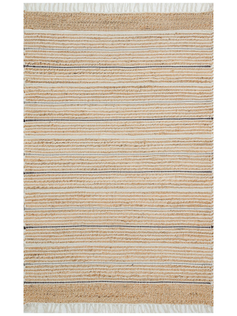 Crown Jüt %100 Naturale Tappeto Intrecciato a Mano per Soggiorno, Corridoio, Ingresso, Cucina, Balcone 05 NAT.GREY