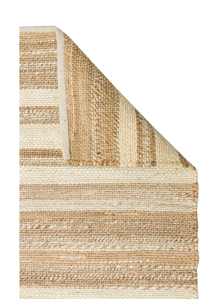 Crown Jüt %100 Naturel El Dokuma Oturma Odası Koridor Antre Mutfak Balkon Hasır Halı 11 NATWHIXW - Carpetdocia