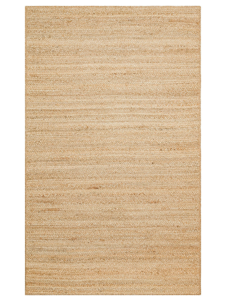 Crown Jüt %100 Naturale Tappeto Intrecciato a Mano per Soggiorno, Corridoio, Ingresso, Cucina, Balcone 12 NATURAL