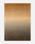 Donatella Serie 100% Neuseelandwolle Handgeknüpfter Farbverlauf Wohnzimmer Teppich ASH BROWN