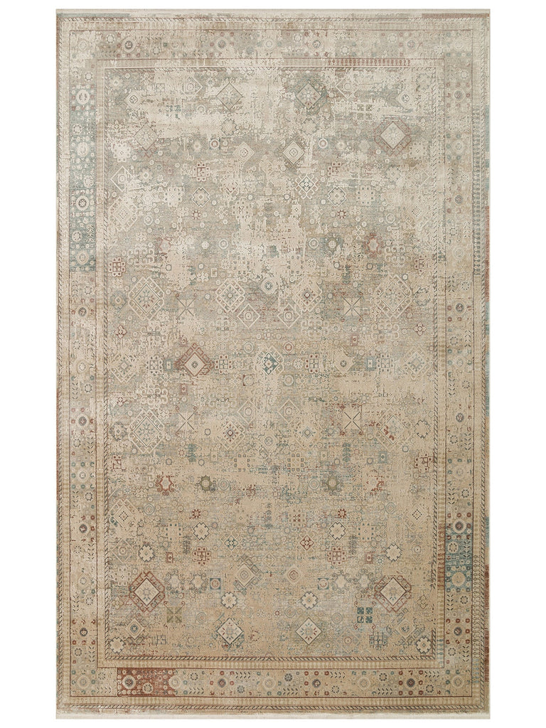 Golden Series 100% Natural Soft Textured Vintage-Inspired Dense Woven Living Room Rug 03 BEIGE