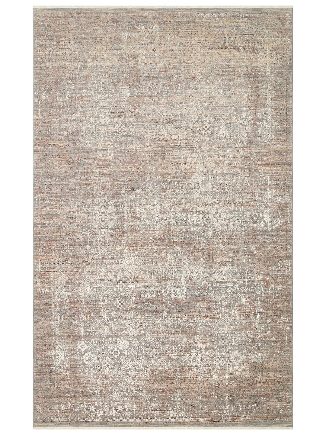 Göreme Serisi Yüksek Alçak Dokulu Yüksek Kaliteli Sık Dokuma Modern Salon Halısı 02 BEIGE - Carpetdocia