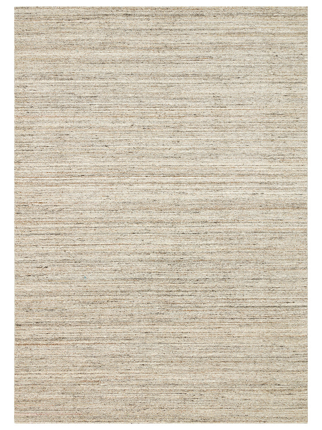 Helsinki Serisi %100 Naturel Yün ve Viskon El Dokuma Modern İskandinav Salon Oturma Odası Halı STONE - Carpetdocia