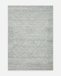 Herringbone Série Tapis tissé main moderne ethnique pour salon, séjour, chambre BLUE