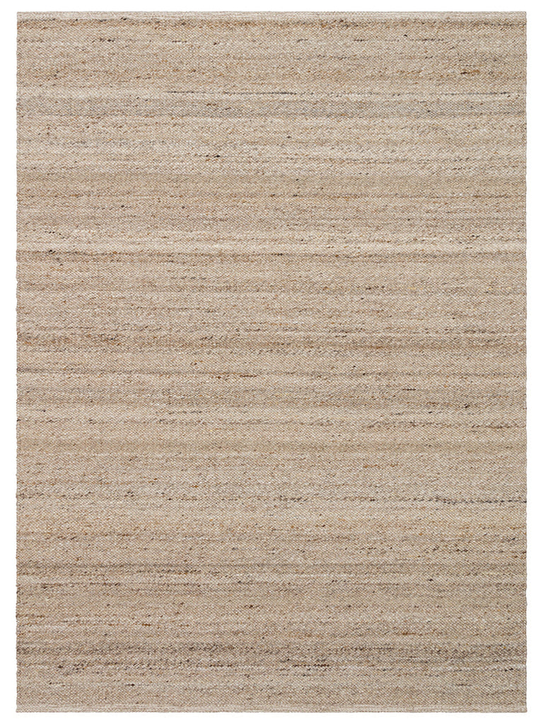 Jakarta Series Wool Polyester and Cotton Blend Handwoven Rug BEIGE