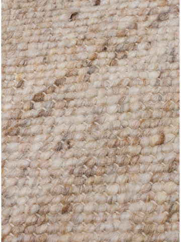 Jakarta Series Wool Polyester and Cotton Blend Handwoven Rug BEIGE