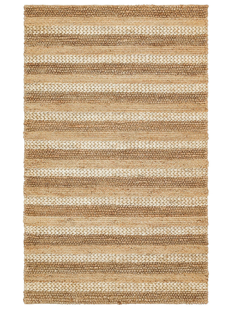 Knit Jute Handwoven Natural Jute Mat with Different Knitted Texture 1410 NATURAL XW