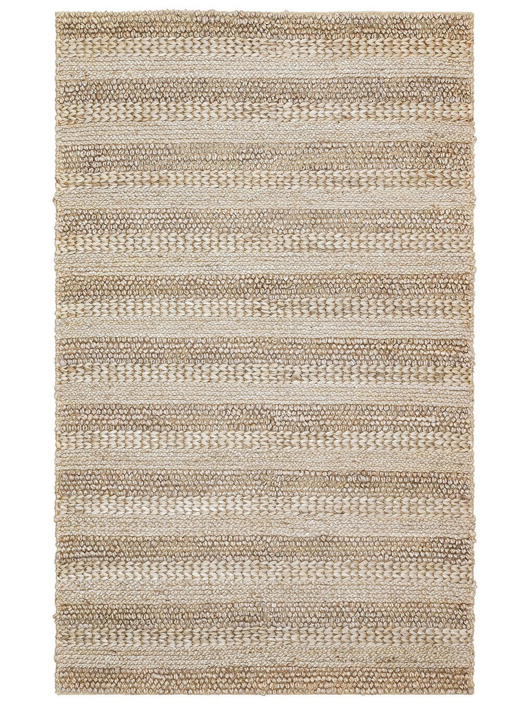 Knit Jute Handwoven Natural Jute Mat with Different Knitted Texture 1410 SILVER XW