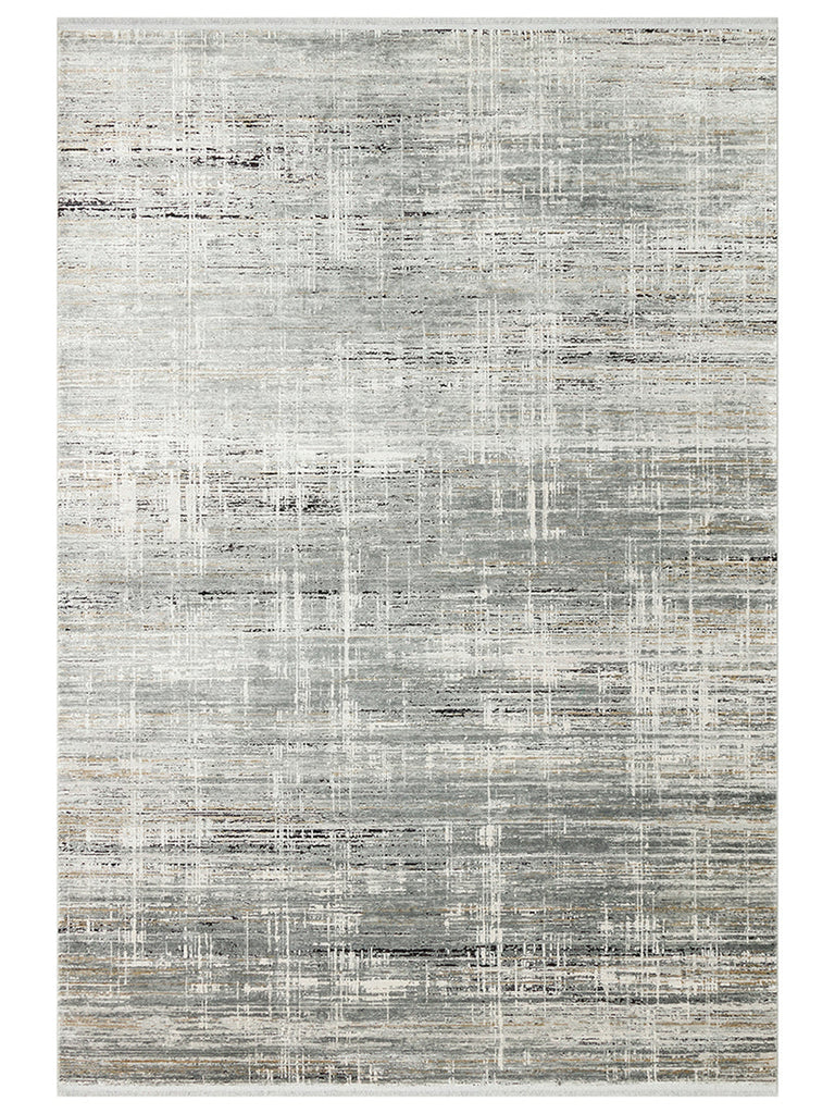 Série Lucia Tapis moderne brillant Salon Séjour Chambre Entrée GREY