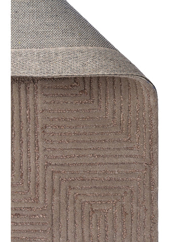 Milano Series Wool and Cotton Blend Handwoven Rug GREY