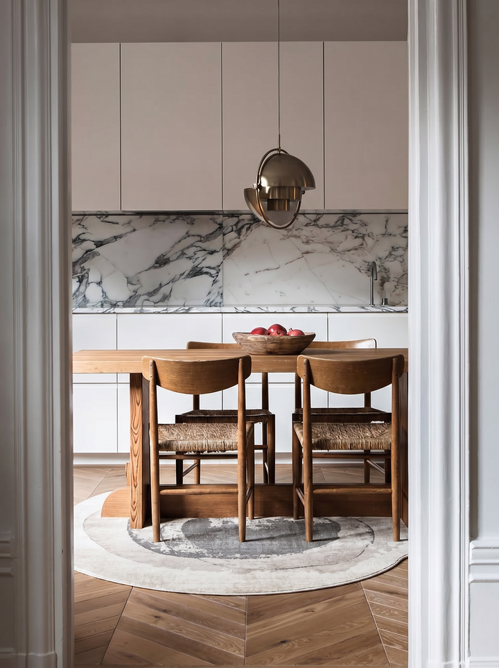 Monza Art Geometrik Desenli Modern Salon Halısı 02 CREAM GREY Q mekan görünümü 1