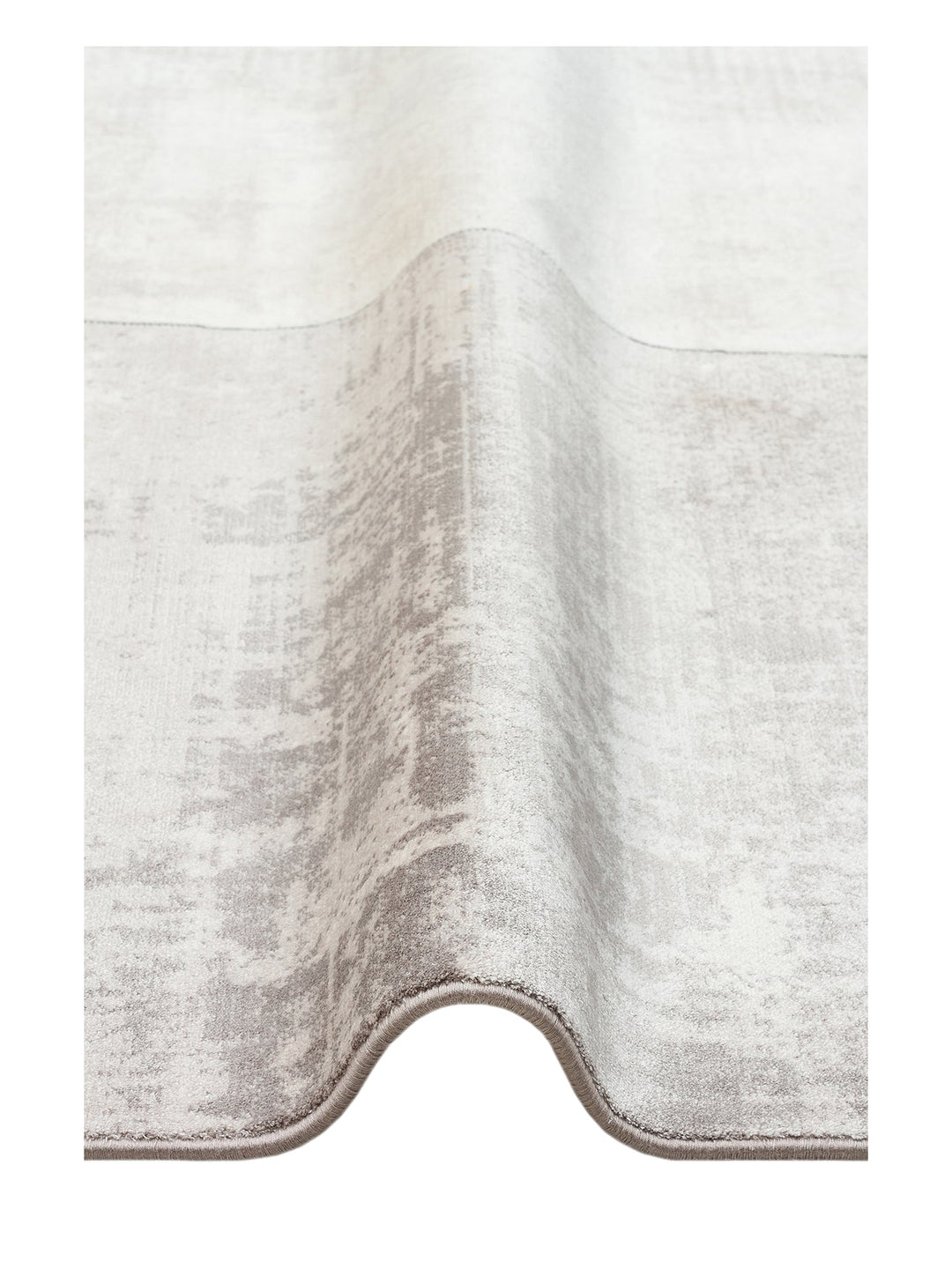 Monza Geometrik Desenli Yüksek Kalite Sık Dokuma Parlak Modern Salon Halısı 01 CREAM GREY - Carpetdocia