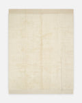 Tappeto a pelo lungo Morocco in lana 100% realizzato a mano IVORY