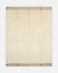 Tappeto a pelo lungo Morocco in lana 100% realizzato a mano IVORY GREY