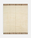 Tappeto a pelo lungo Morocco in lana 100% realizzato a mano IVORY OLIVE
