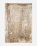 Tapis tissé à la main en laine et soie de bambou, collection Florence, BEIGE SILVER MINK