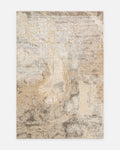 Tapis tissé à la main en laine et soie de bambou, collection Florence, MINK SILVER MINK