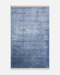 Oushak Carnaval 100% Natural Easy to Clean Handcrafted TENCEL™ Modern Uşak Carpet 06 BLUE