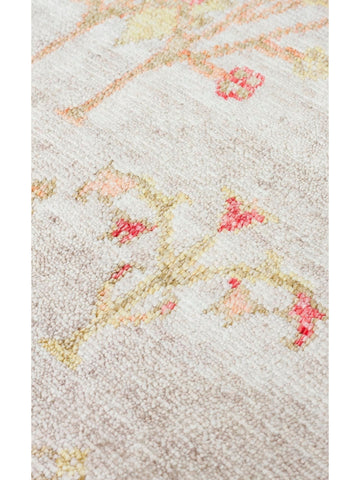 Oushak Carnaval Tapis Uşak Moderne TENCEL™ 100 % Naturel, Facile à Nettoyer, Fait Main 08 BEIGE AUTUMN  