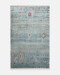 Oushak Carnaval 100% Natural Easy to Clean Handcrafted TENCEL™ Modern Uşak Carpet 15 AQUA MULTY