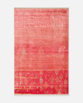 Oushak Carnaval 100% Natural Easy to Clean Handmade TENCEL™ Modern Uşak Carpet ZR 15 RED AUTUMN