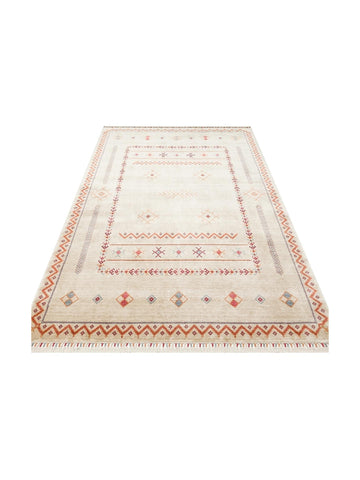 Oushak Carnaval 100 % natürlich Leicht zu reinigen Handgefertigt TENCEL™ Moderner Uşak-Teppich 20 LIGHT MULTY