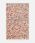 Oushak Carnaval 100% Natural Easy to Clean Handmade TENCEL™ Modern Uşak Carpet 21 BEIGE MULTY