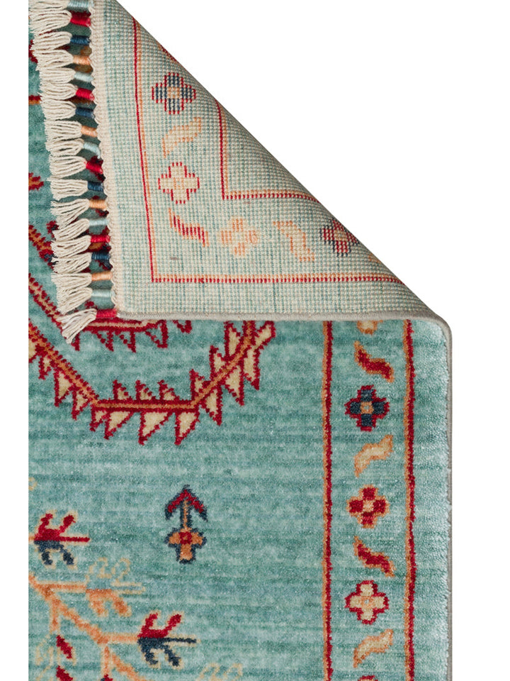 Oushak Carnaval %100 Naturel Kolay Temizlenir El Emeğiyle Üretilen TENCEL™ Modern Uşak Halısı 22TURK - Carpetdocia
