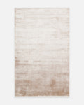 Oushak Plain 100% Natural Solid Color Viscose Oushak Rug Handcrafted on Special Looms PLNBEGTN