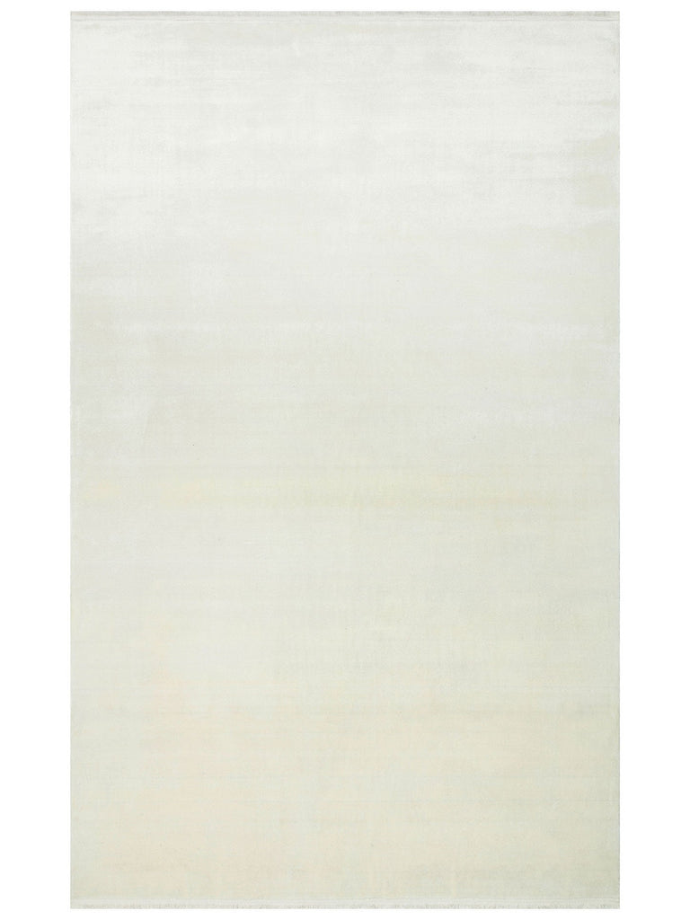 Oushak Plain 100% Natural Solid Color Handmade on Special Looms Viscose Uşak Rug PLNNAT
