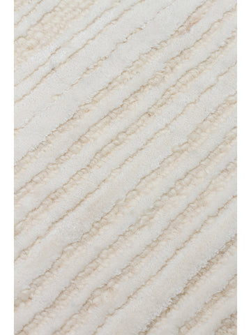 Palermo Series Wool and TENCEL™ Blend Handwoven Rug CREAM