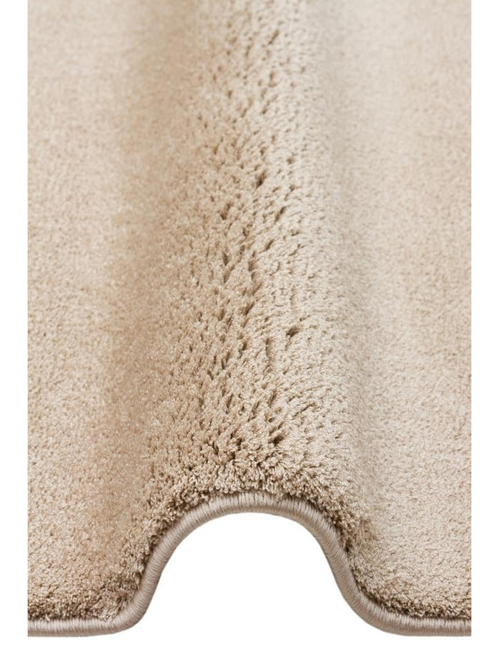Peace Art Hav Toz Vermez Yumuşak Tuşeli Zarif Shaggy Halı 01 BEIGE - Carpetdocia