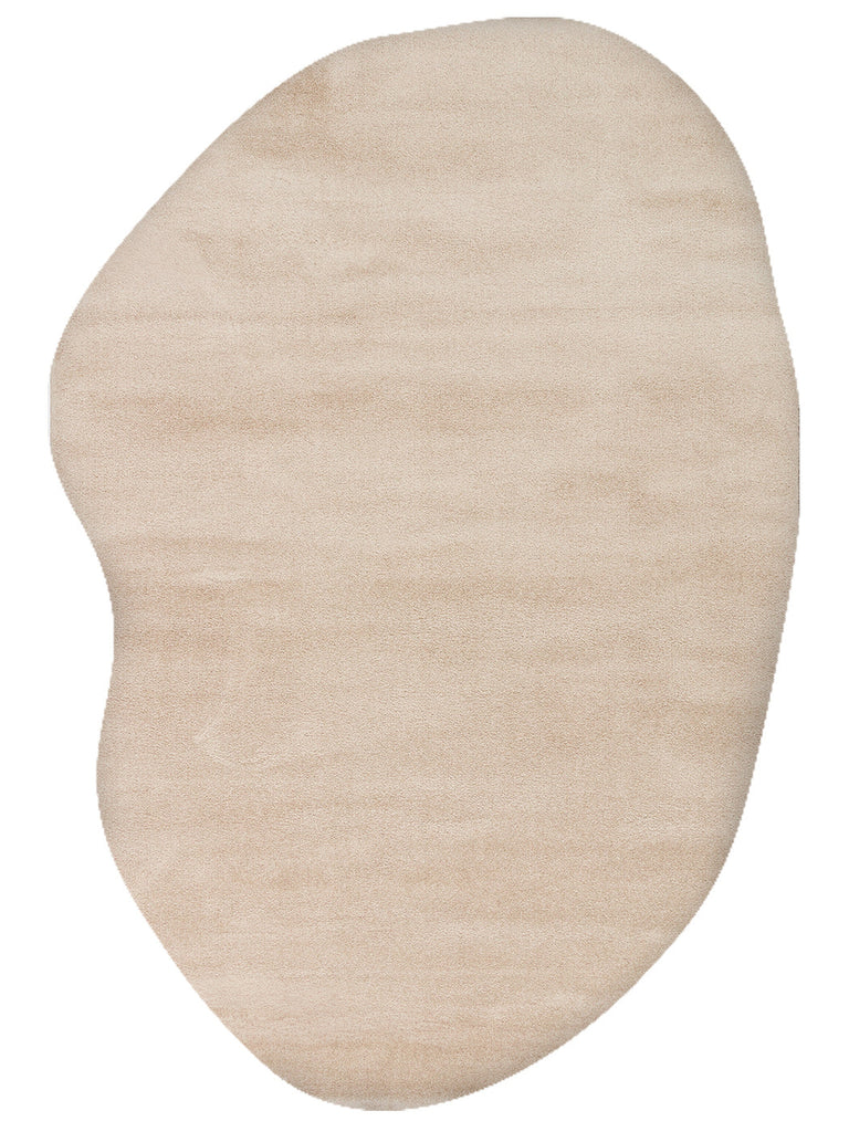 Peace Art Dust-Free Soft Touch Elegant Shaggy Rug 02 BEIGE
