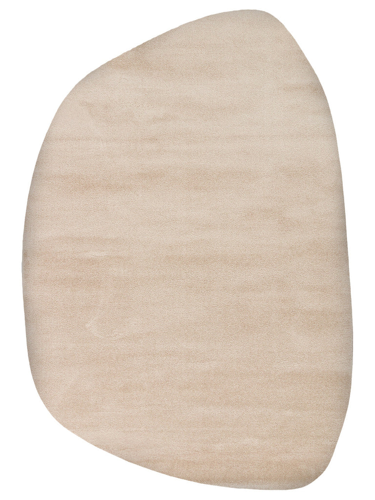 Peace Art Dust-Free Soft Touch Elegant Shaggy Rug 03 BEIGE