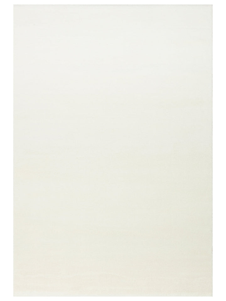 Peace Hav Toz Vermez Yumuşak Tuşeli Zarif Shaggy Halı 01 WHITE - Carpetdocia