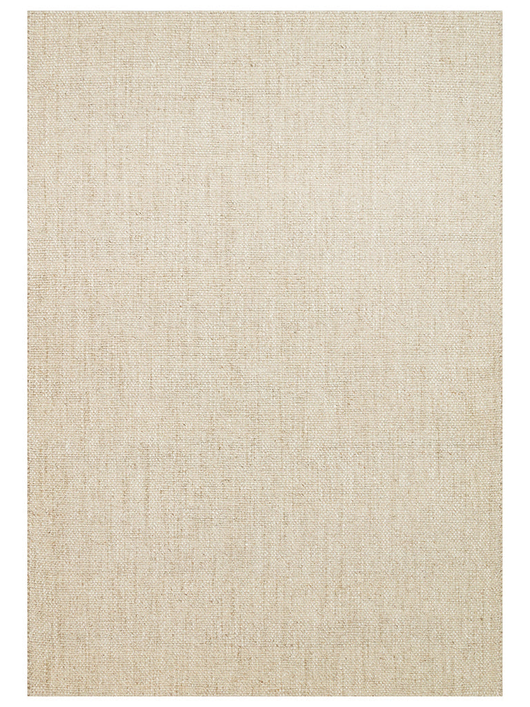 Puralana Series 100% Natural Wool and Cotton Handwoven Scandinavian Living Room Bedroom Carpet BEG