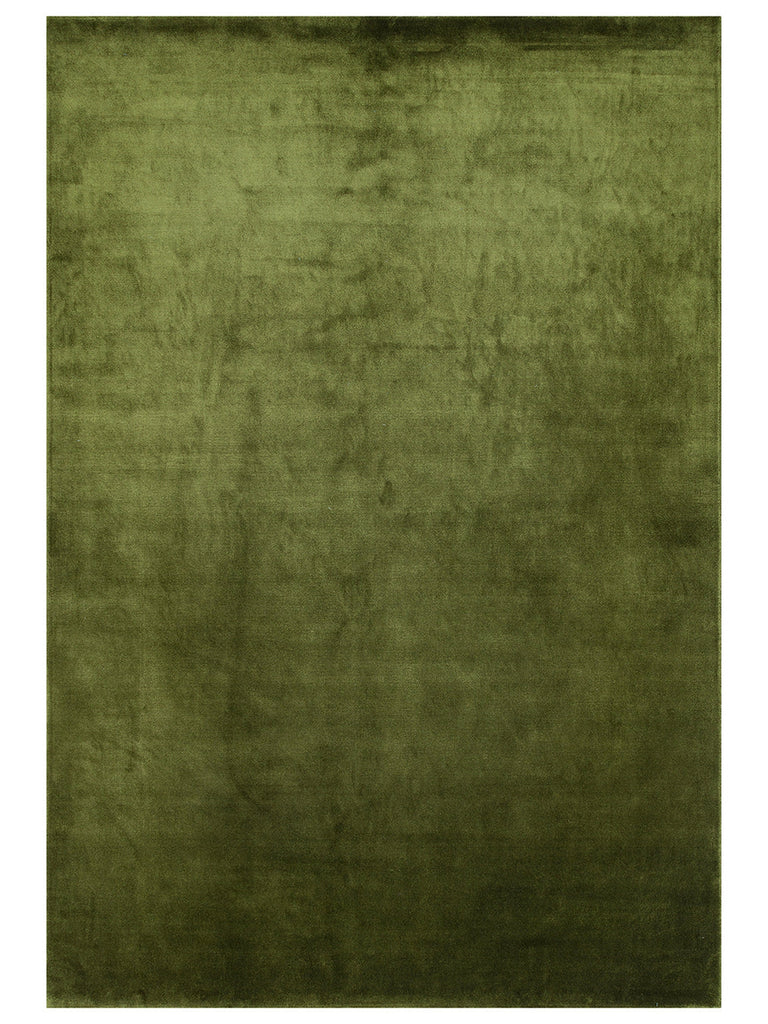 Queen Serie 100% Natur Viskose Glänzend Modern Handgefertigt Wohnzimmer Sitzbereich Teppich MOSS